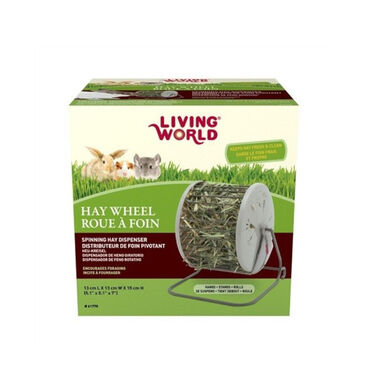 Living World Rueda Dispensadora de Heno para roedores