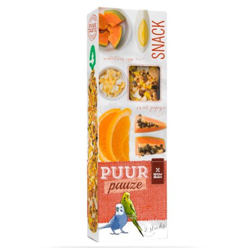 Puur snack de frutas y huevo para periquitos Imagen numero 1