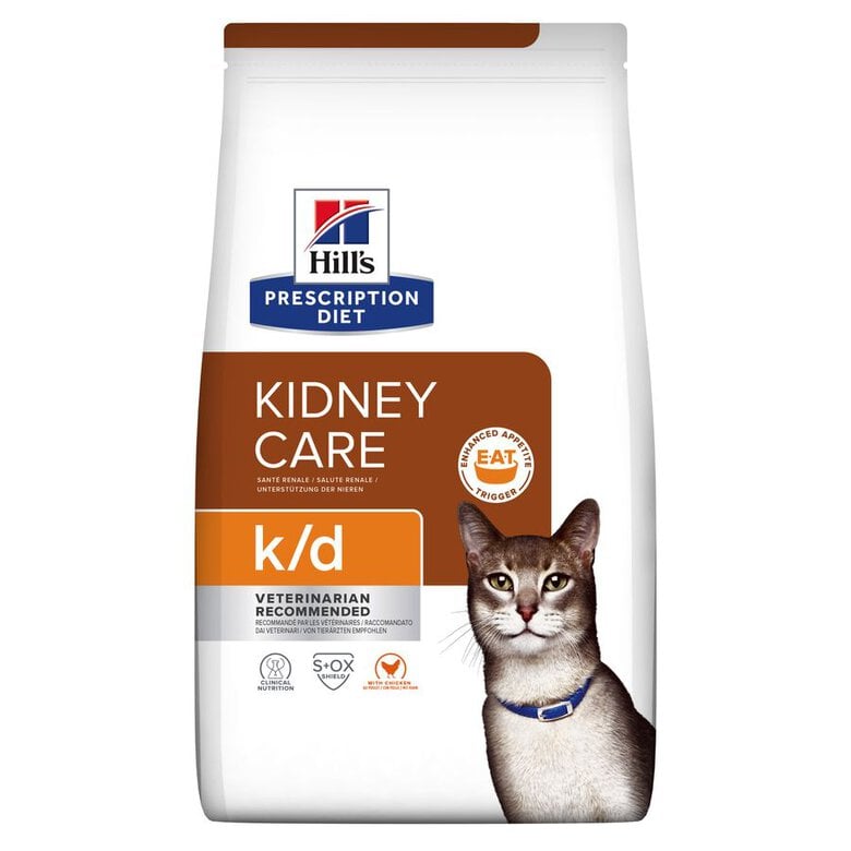 8 kg Hill's Prescription Diet Kidney Care k/d Pollo pienso para gatos,  Imagen numero 1 8 kg Hill's Prescription Diet Kidney Care k/d Pollo pienso para gatos, , large Imagen numero 1