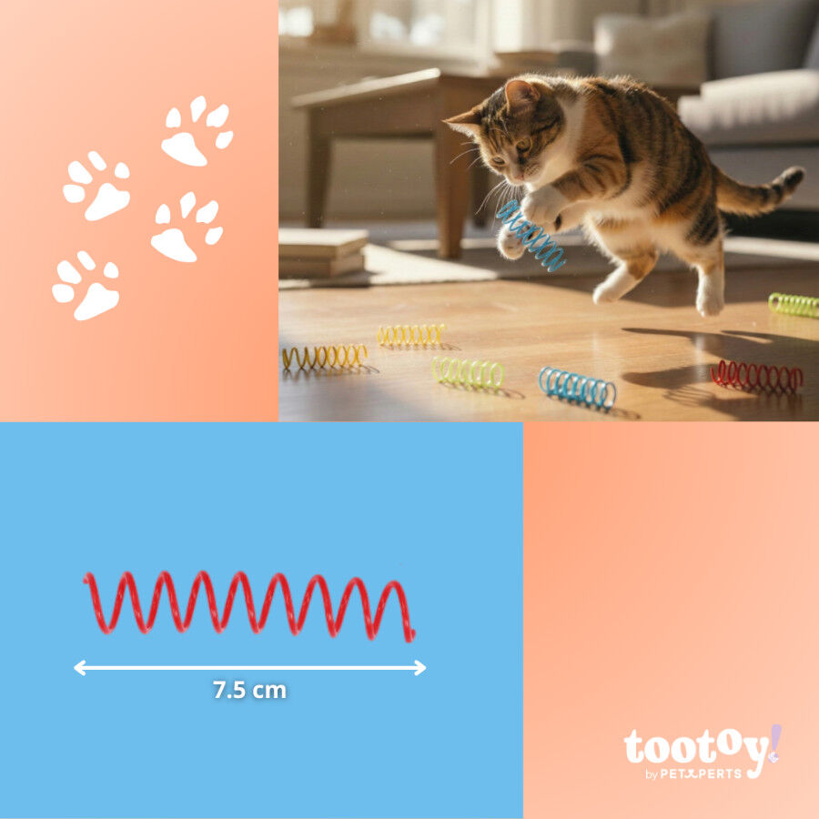 Tootoy! Pack de Muelles de Juguete para gatos, , large Imagen numero 4