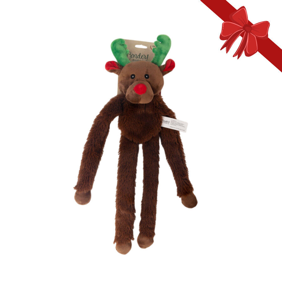 Wonder Christmas Long Leg Venado de peluche para perros, , large Imagen numero 1