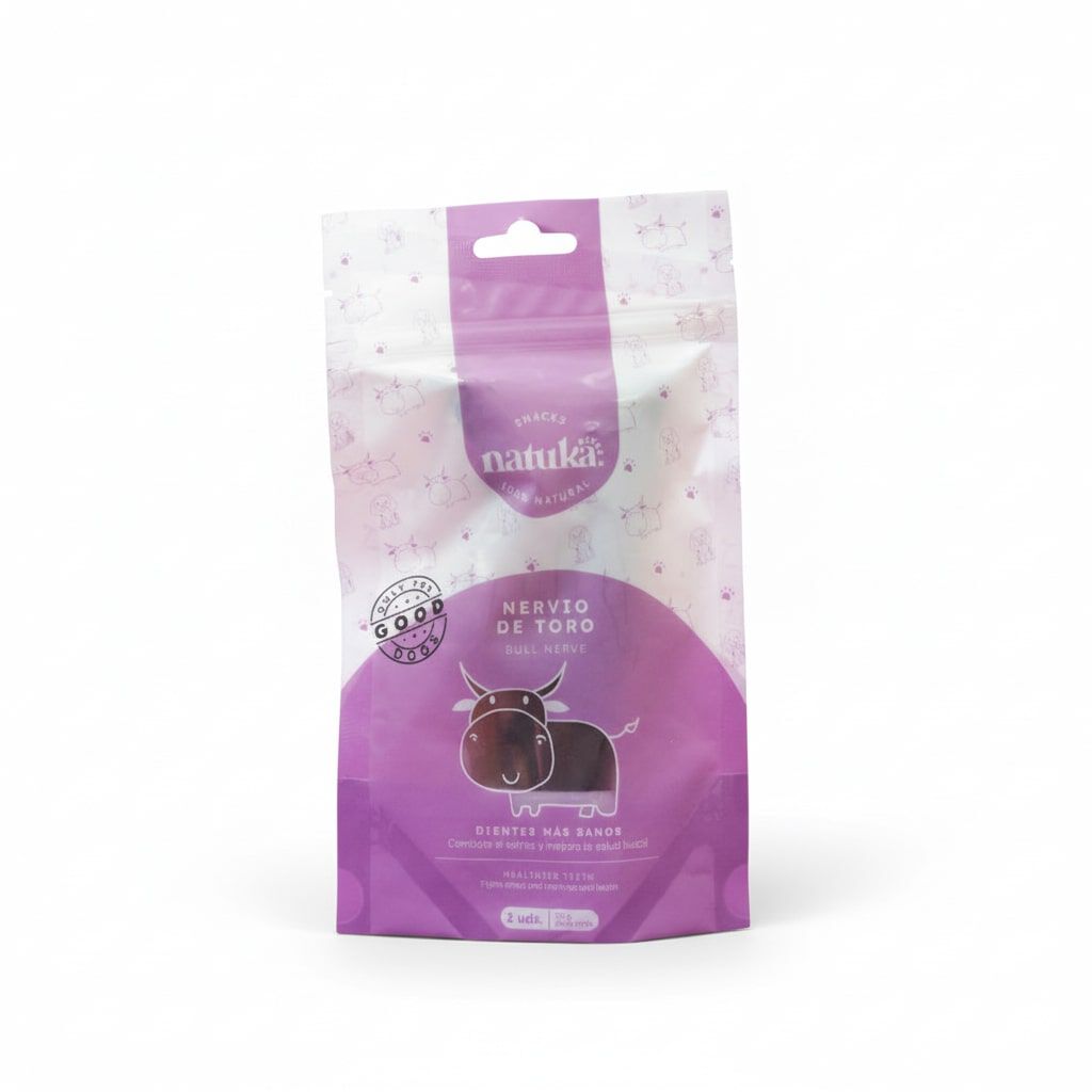 2 uds. x 50 g Natuka Nervio de Toro para perros, , large Imagen numero 1
