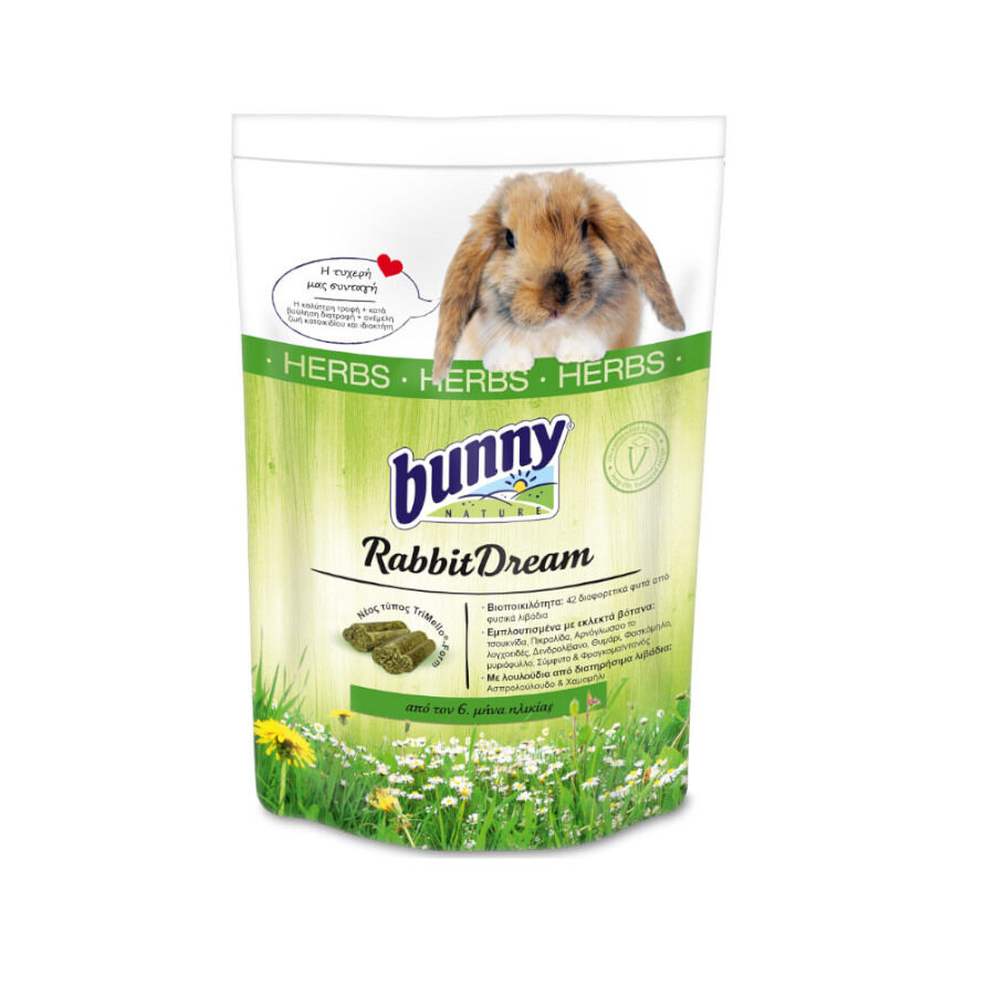 Bunny Nature RabbitDream Herbs Pienso para conejos enanos, , large Imagen numero 1