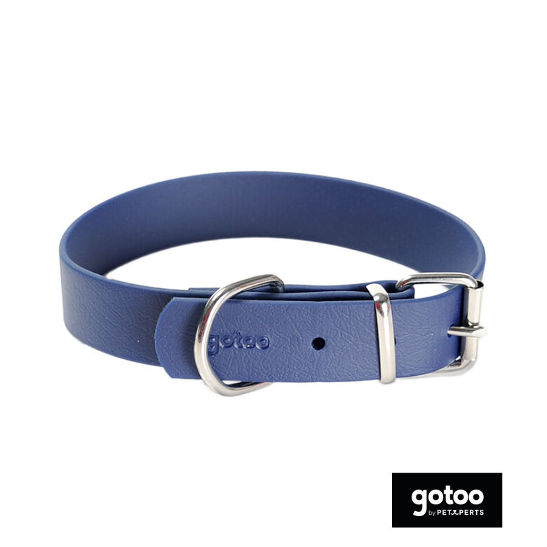 Gotoo Collar Biothane azul para perros thumbnail