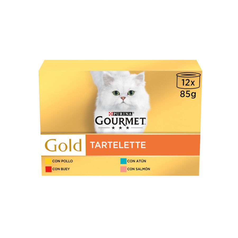 Gourmet Gold Tartelette Varios Sabores lata para gatos