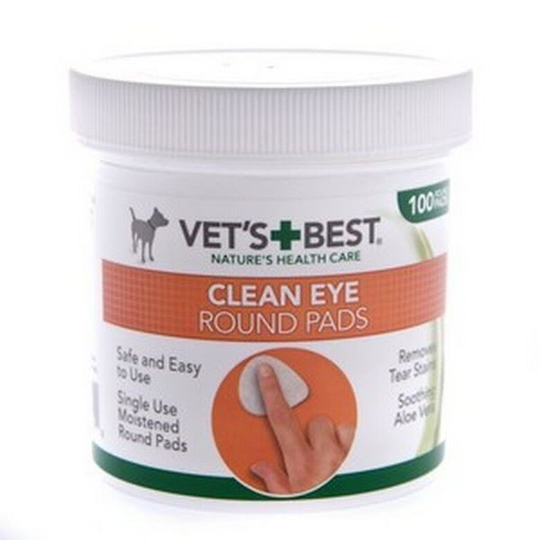 Vet&#039;s Best Finger Pads Limpiador de ojos para perros