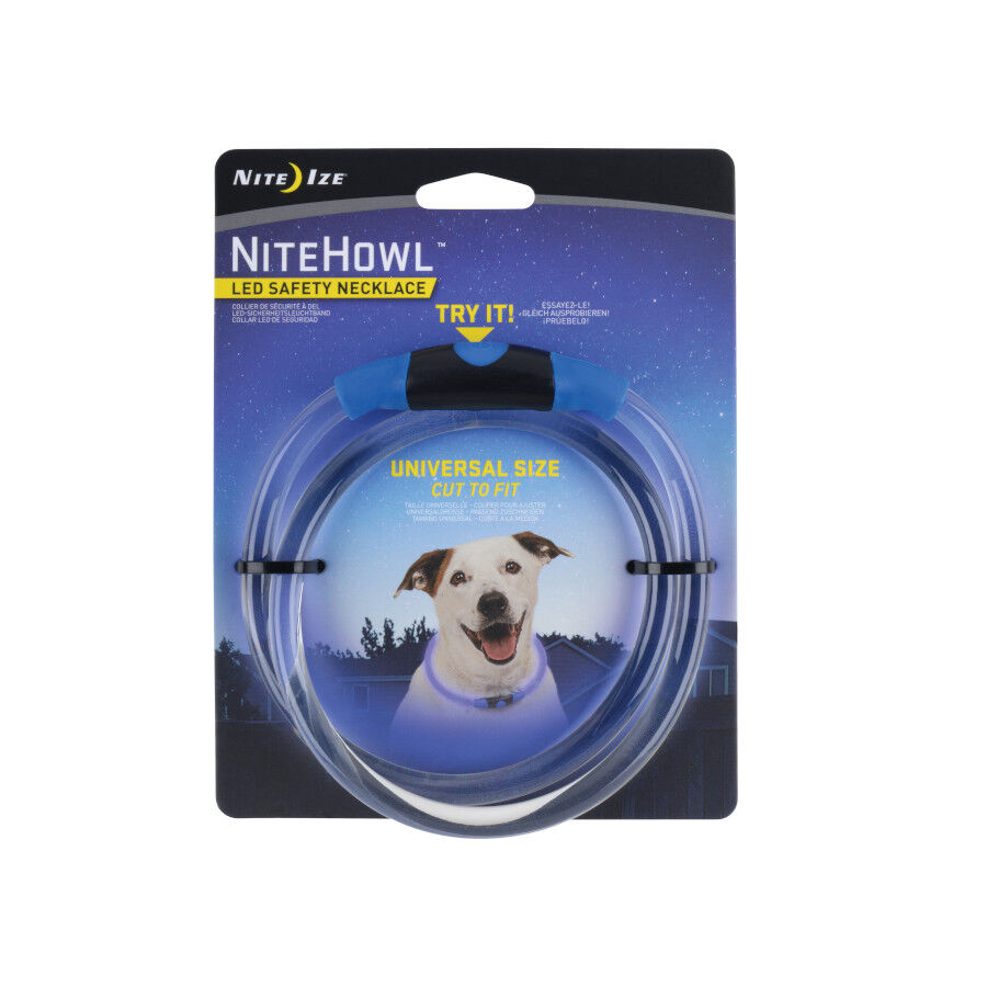 Nite Ize NiteHowl Collar con Luz LED Azul para perros thumbnail