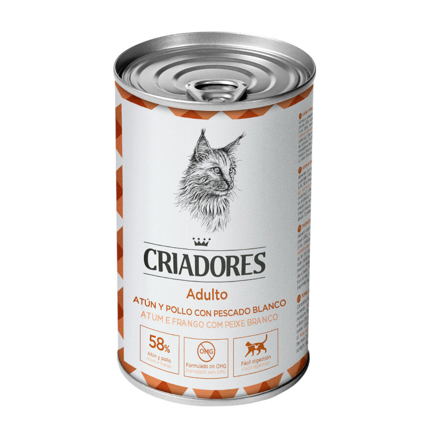 400 g Criadores Adultos At&uacute;n y Pollo lata para gatos, , large Imagen numero 1