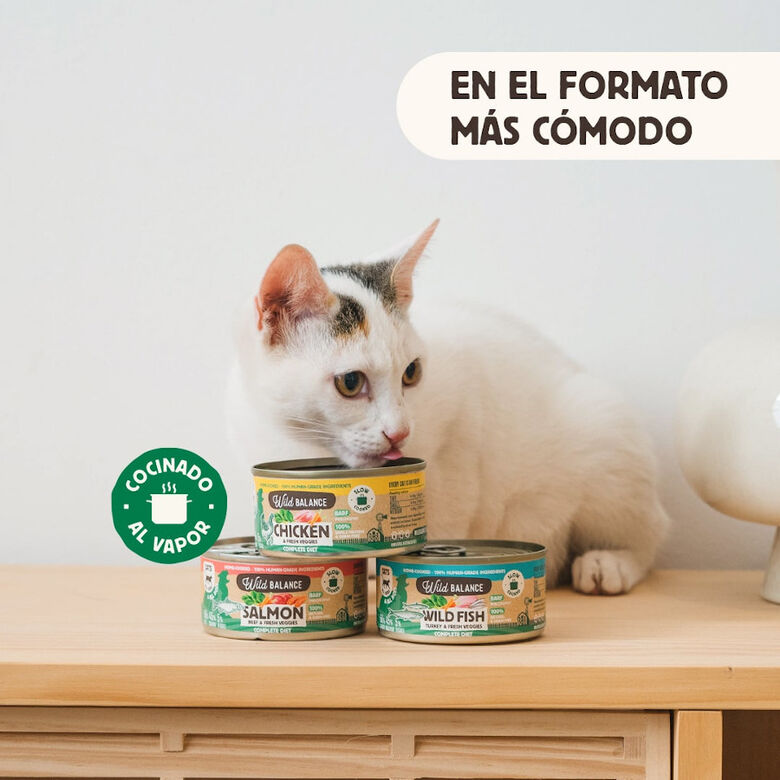 Wild Balance BARF Pollo y Vegetales lata para gatos thumbnail