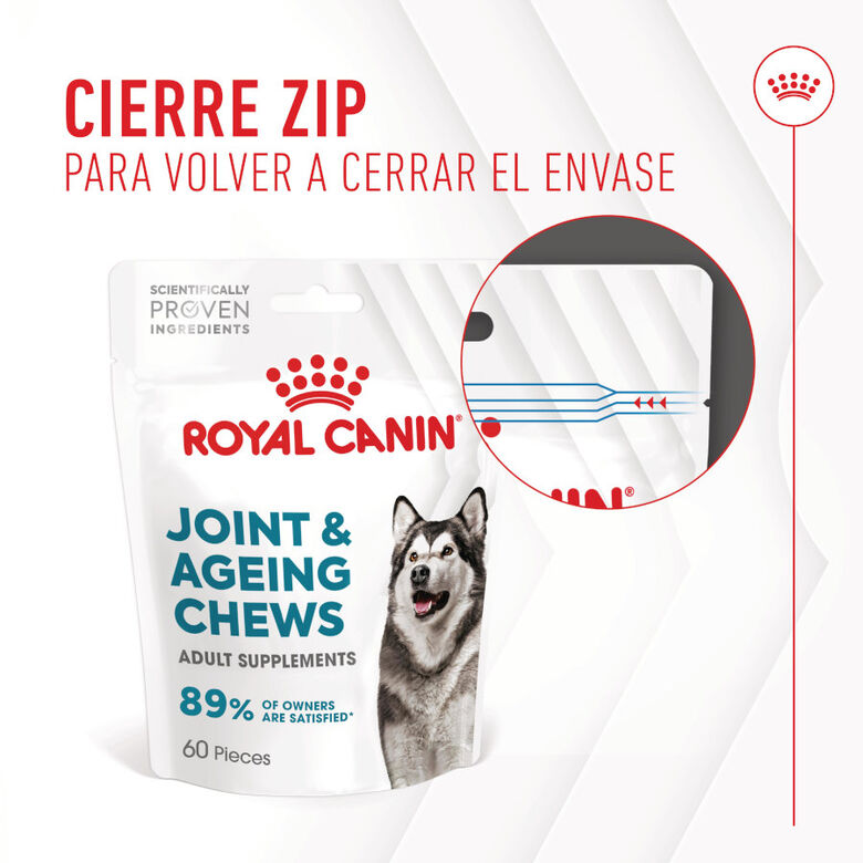 Royal Canin Joint &amp; Ageing Chews Suplemento Nutricional para perros con sensibilidad articular thumbnail
