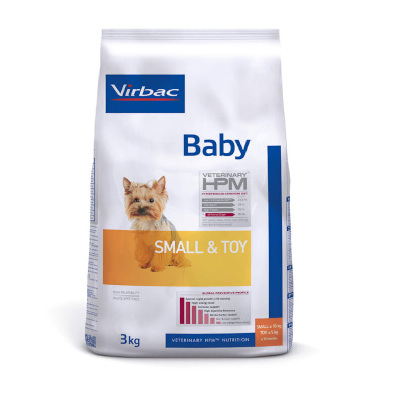 3 kg Virbac Veterinary HPM Baby Small & Toy pienso para cachorros,  Imagen numero 1 3 kg Virbac Veterinary HPM Baby Small & Toy pienso para cachorros, , large Imagen numero 1