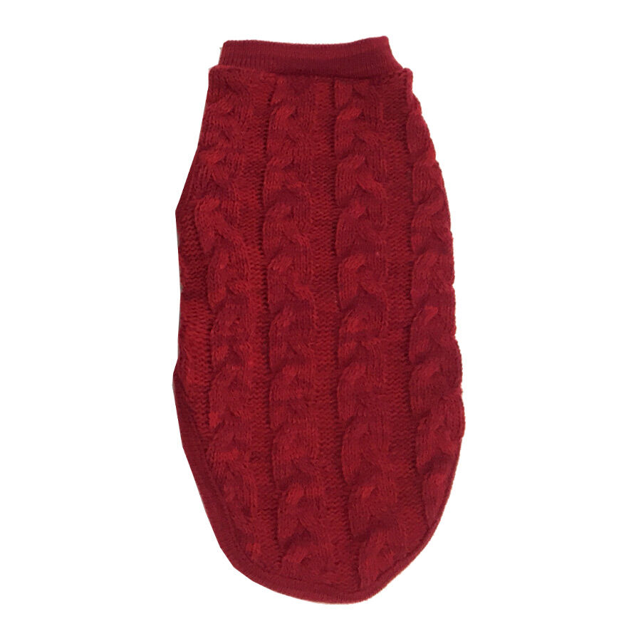 Outech Jersey rojo de trenza para perros thumbnail