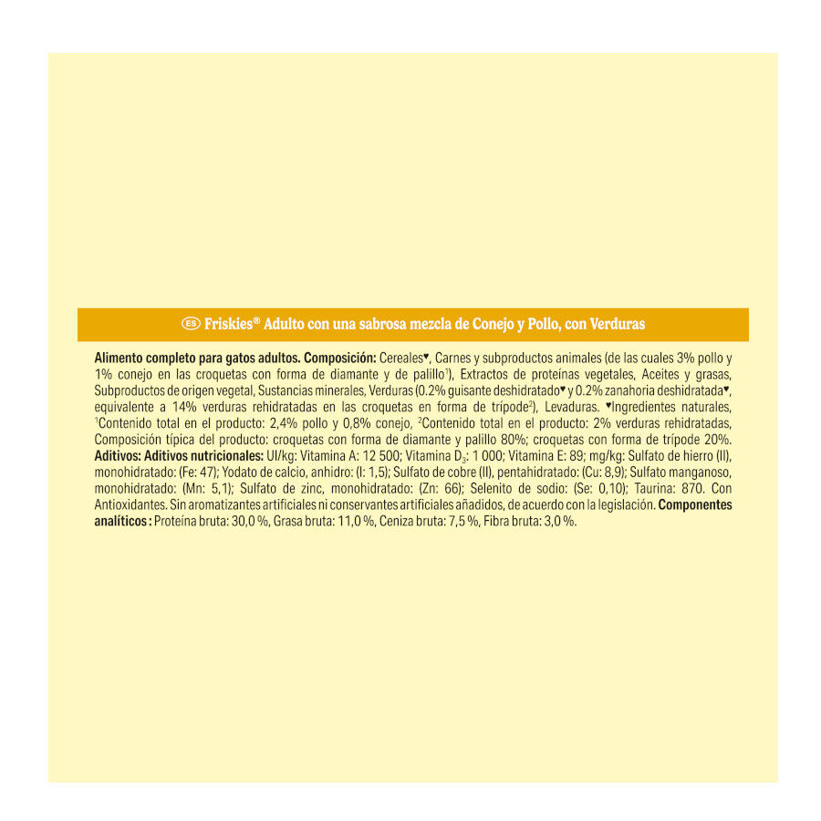 20 kg Friskies Conejo y Pollo pienso para gatos, , large Imagen numero 4