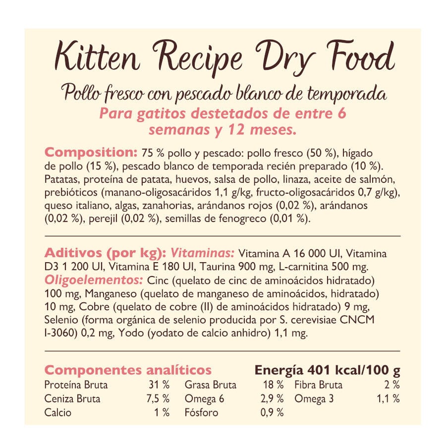 800 g Lily's Kitchen Kitten Pollo pienso para gatos, , large Imagen numero 4