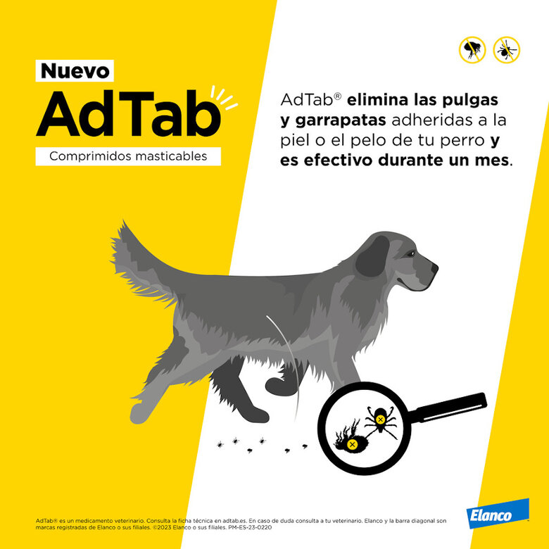 AdTab Comprimido Antiparasitario para perros, , large image number null