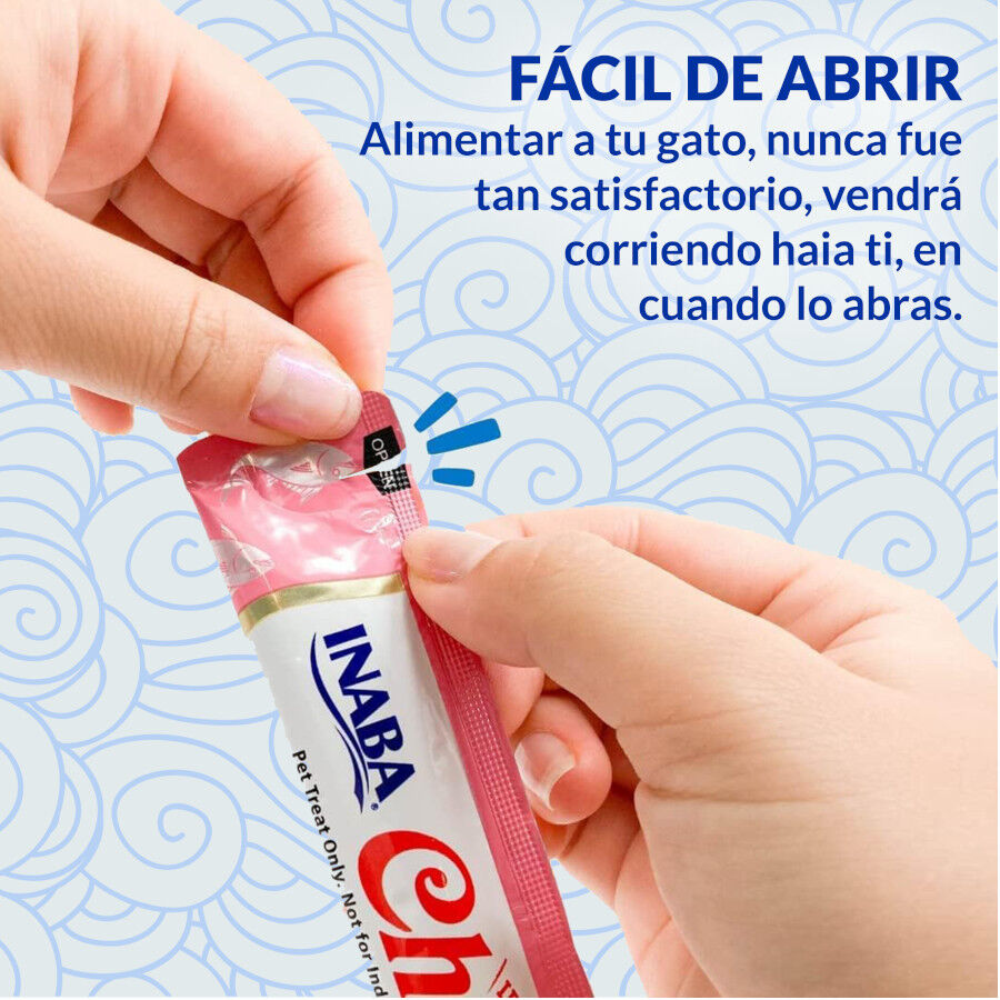 50 sobres x 14 g Churu Snack Cremoso Variedades de At&uacute;n y Pollo para gatos, , large Imagen numero 4