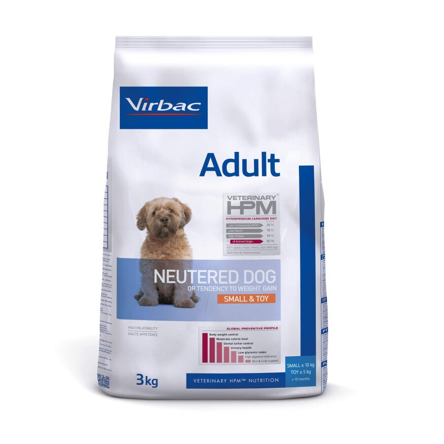 7 kg Virbac Adult Neutered SmallyToy HPM Pienso para perros, , large Imagen numero 1
