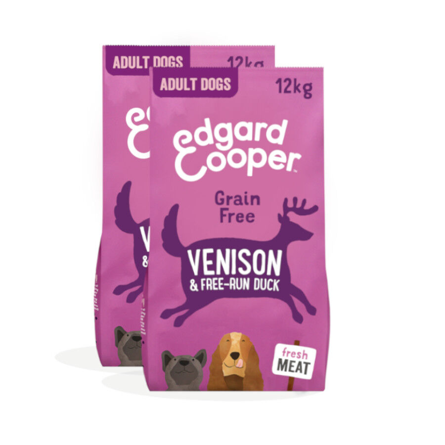 Edgard &amp; Cooper Adult Venado y Pato pienso para perros thumbnail