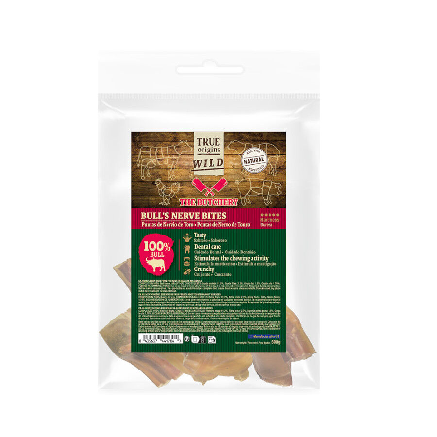 True Origins Wild Puntas Nervio Toro Snack para perros, , large Imagen numero 2