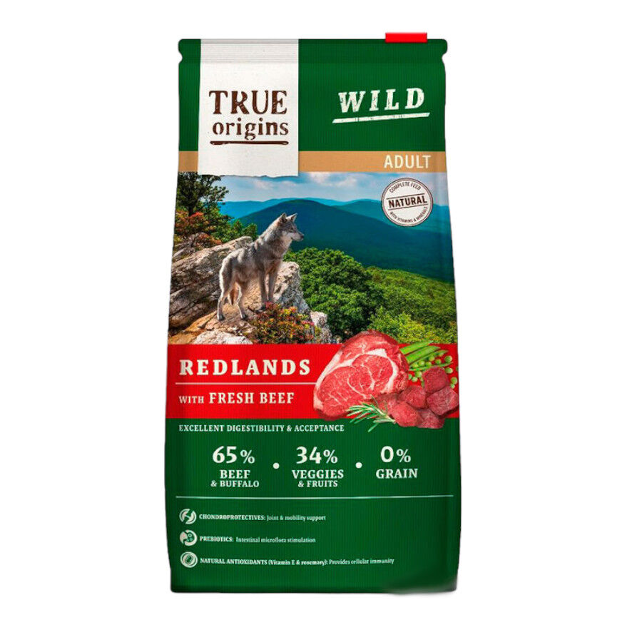 True Origins Wild Adult Redlands Ternera pienso para perros