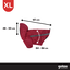 Gotoo Abrigo Impermeable Reflectante Rojo para perros, , large indicador imagen numero 4
