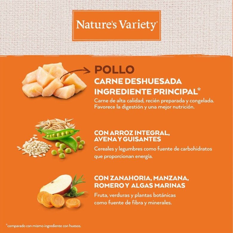 7 kg Nature's Variety Healthy Grains Adult Mini Pollo pienso para perros,  Imagen numero 4 7 kg Nature's Variety Healthy Grains Adult Mini Pollo pienso para perros, , large Imagen numero 4