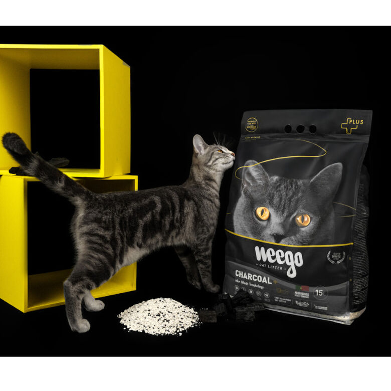 Weego Active Charcoal Plus Arena aglomerante para gatos thumbnail