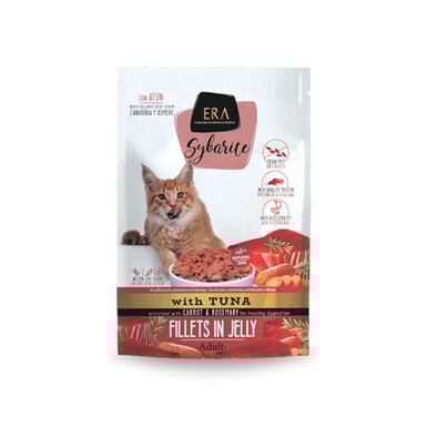 Era Sybarite Adult Atún Filetes en Gelatina Sobre para gatos