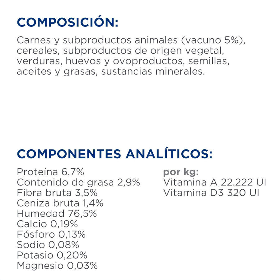 370 g Hill's Prescription Diet Metabolic Vacuno y Verduras lata para perros, , large Imagen numero 12
