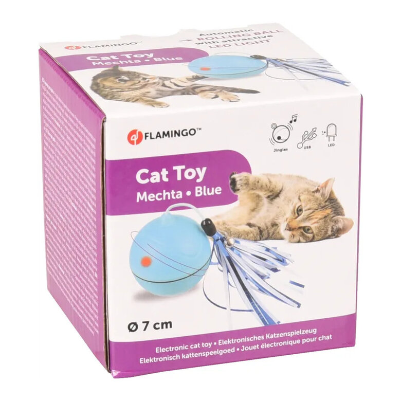 Flamingo Magic Mechta Azul Pelota con Movimiento para gatos,  Imagen numero 4 Flamingo Magic Mechta Azul Pelota con Movimiento para gatos, , large Imagen numero 4
