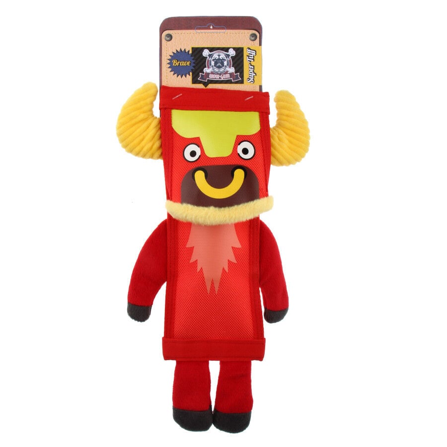 Wow Gum Tuff Stuff Toro de Peluche para perros, , large Imagen numero 1