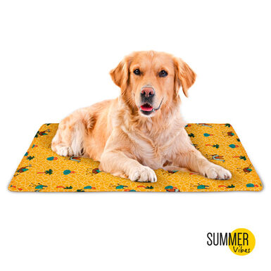 Summer Vibes Camel Colchón Refrescante para perros