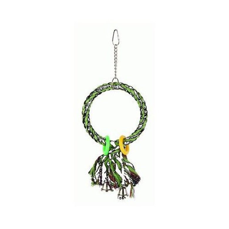 Spucky circular de algodón columpio para pájaros Imagen numero 1 Spucky circular de algodón columpio para pájaros Imagen numero 1