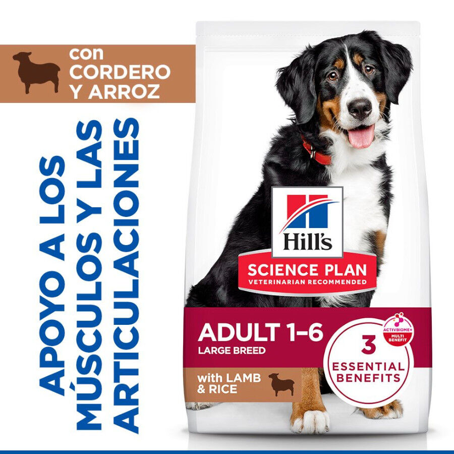 Hill&#039;s Science Plan Adult Large Breed pienso cordero y arroz para perros de razas grandes thumbnail