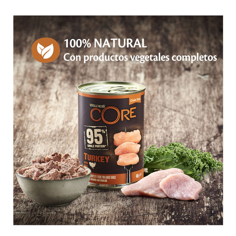 Wellness Core pavo con col rizada lata para perros thumbnail