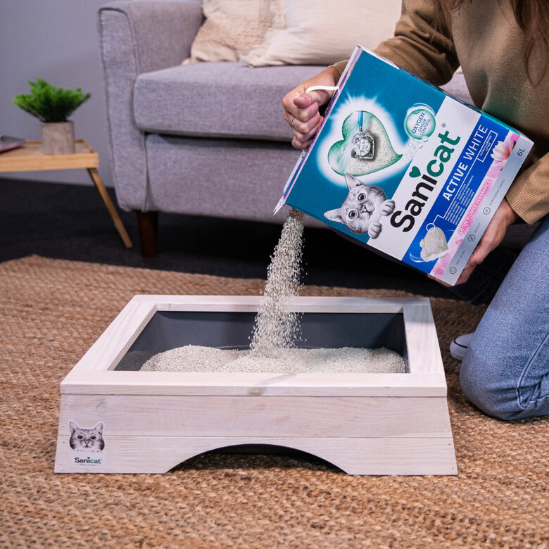 6 L Sanicat Active Lotus Arena Aglomerante para gatos,  Imagen numero 5 6 L Sanicat Active Lotus Arena Aglomerante para gatos, , large Imagen numero 5