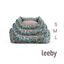 Leeby Cuna Desenfundable Turquesa de Flores para perros, , large indicador imagen numero 4