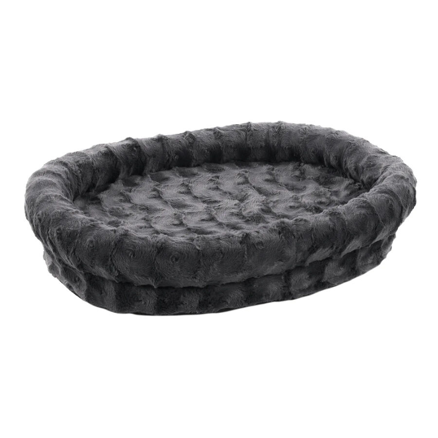 Flamingo Dorian valo Gris con Cremallera Cama para perros Kiwoko