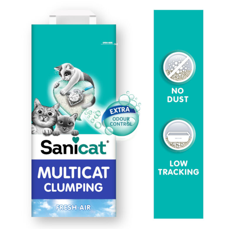 Sanicat Multicat Cumpling Aire Fresco Arena para gatos thumbnail