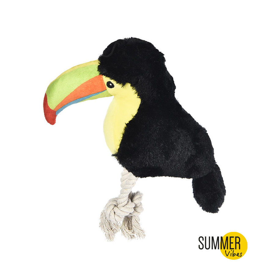 Summer Vibes Tucan de Peluche con Cuerda para perros, , large Imagen numero 2