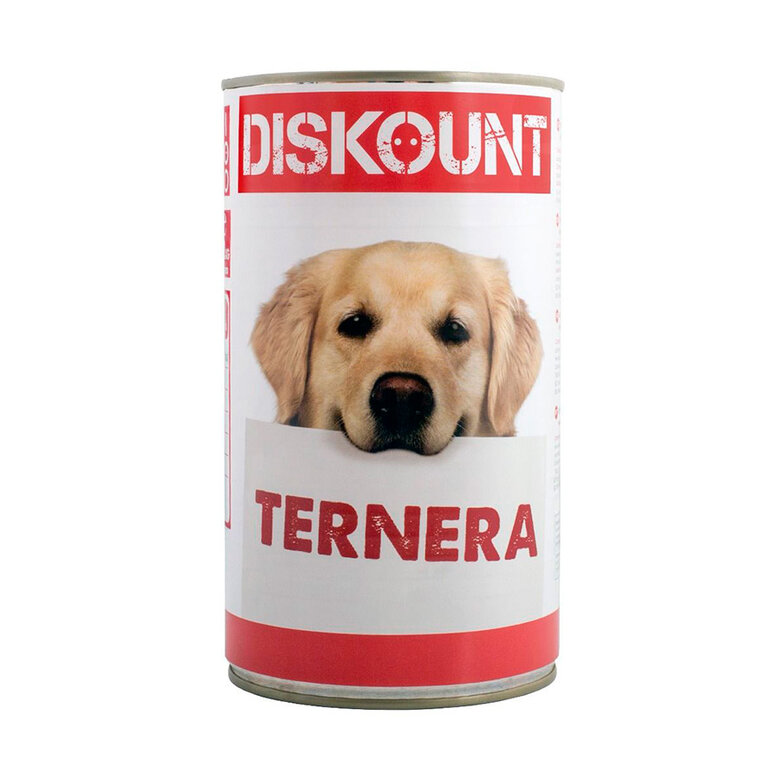 Diskount Adult Ternera lata para perros, , large image number null