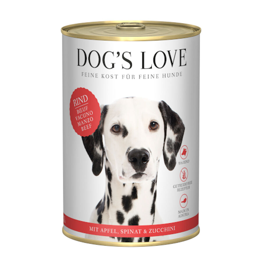 Dog's Love Adulto Vacuno lata para perros