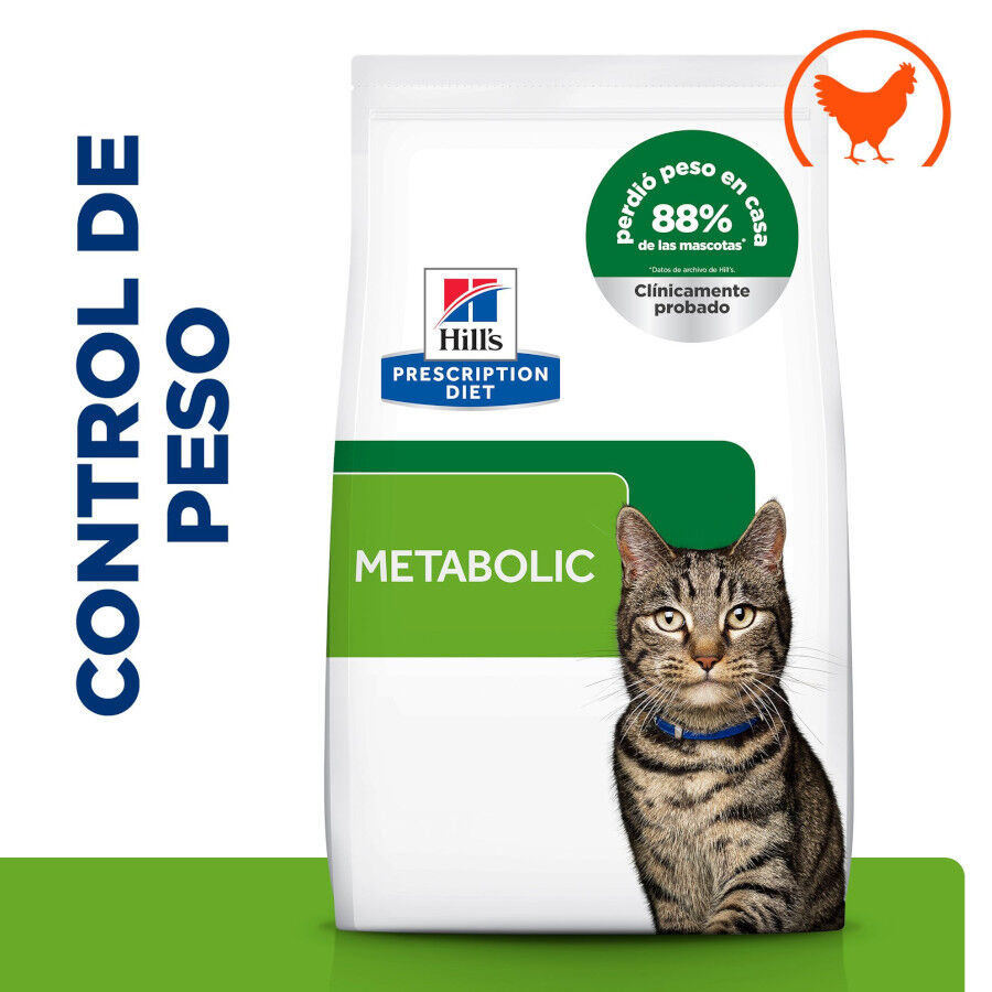 12 kg Hill's Prescription Diet Metabolic pienso para gatos, , large Imagen numero 2