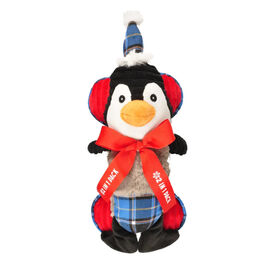 Flamingo Navidad Pingüino y Hueso de peluche para perros