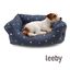 Leeby Cuna Desenfundable Azul con Puntos para perros, , large indicador imagen numero 2
