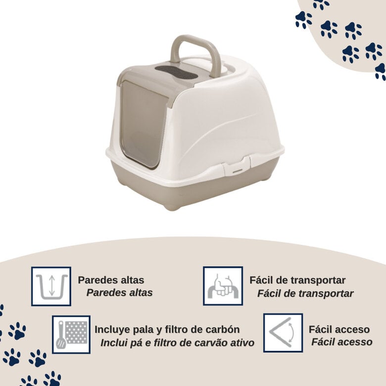 Nice Care Arenero Mega Flip Large Verde para gatos,  Imagen numero 3 Nice Care Arenero Mega Flip Large Verde para gatos, , large Imagen numero 3