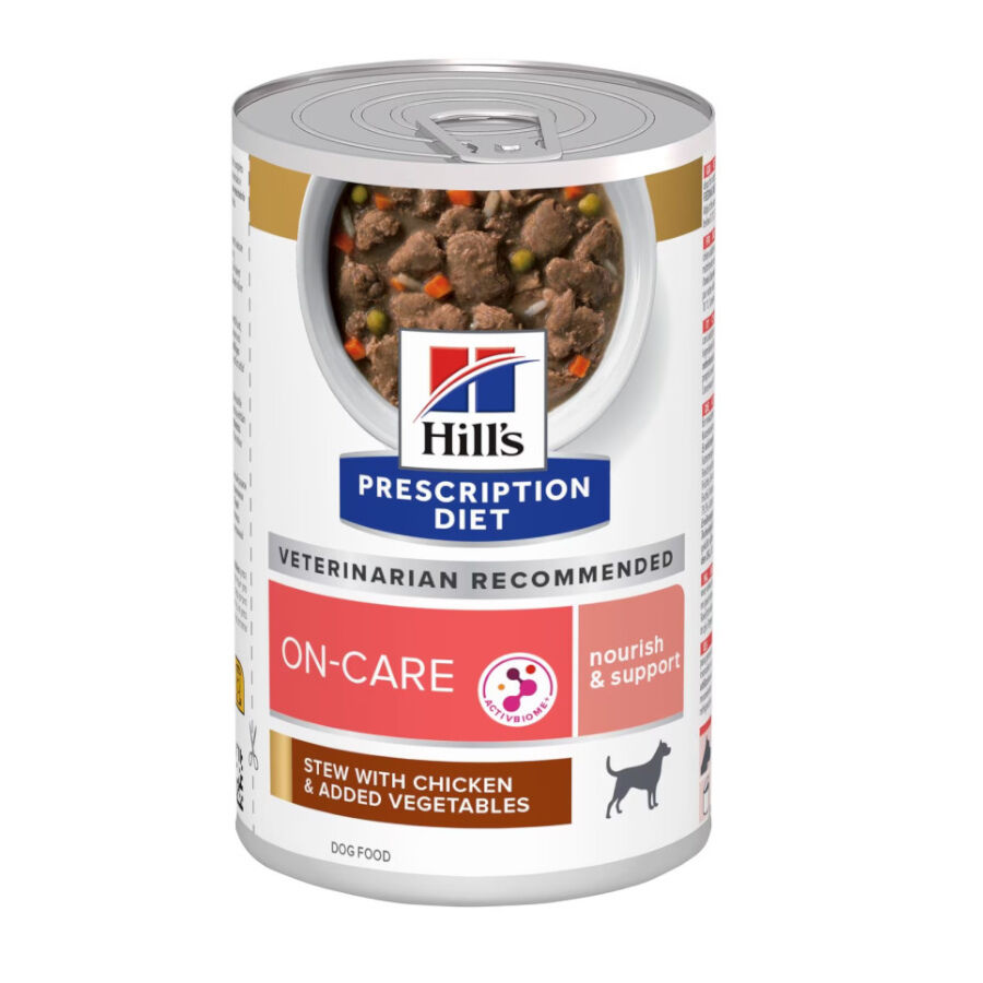 345 g Hill's Prescription Diet ON-Care Estofado de Pollo y Vegetales lata para perros, , large Imagen numero 1
