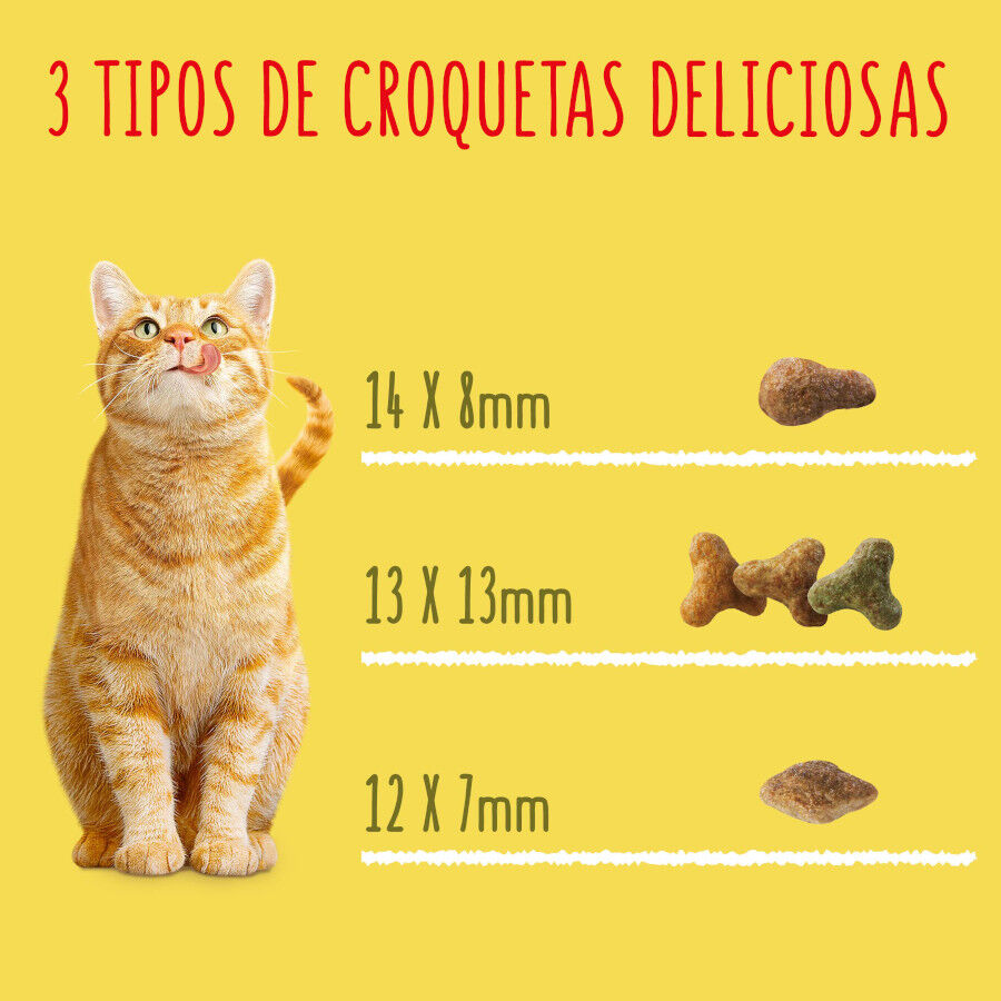 Friskies Adult Buey con Pollo y Verduras pienso para gatos thumbnail