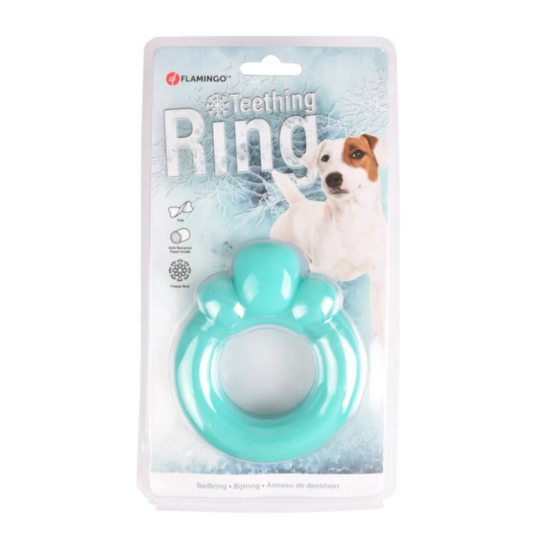 Flamingo Anillo Mordedor Refrescante para perros, , large image number null
