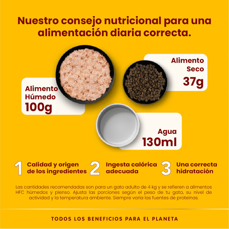 50 g Almo Nature HFC Sterilised de Pollo y Atún en Sobre para gatos,  Imagen numero 4 50 g Almo Nature HFC Sterilised de Pollo y Atún en Sobre para gatos, , large Imagen numero 4